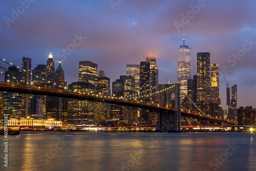 Fototapeta Naklejka Na Ścianę i Meble -  New York Night Light