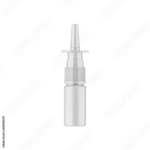 Nasal Spray Bottle. 3D Render