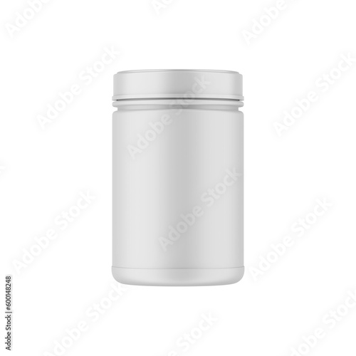 Protein Jar. 3D Render