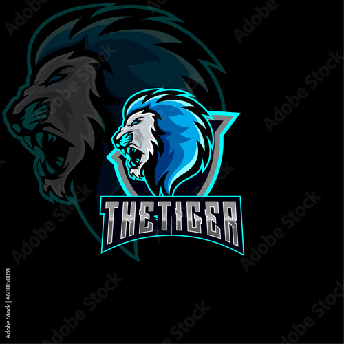 the tiger logo, gaming logo, versatile and business logo design.