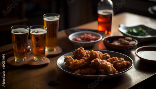 Experience the perfect blend of Korean flavors with our Ganjang soy sauce, Huraideu regular fried, and Yangnyeom spicy chicken!