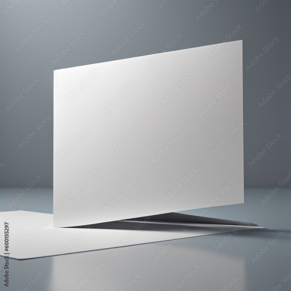 Fototapeta premium blank white paper