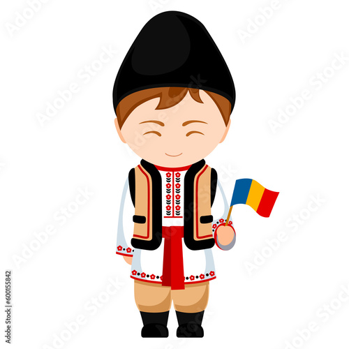 Photos Man in Romania national costume