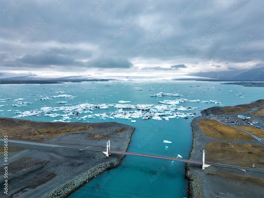 Jökulsárlón, jezioro polodowcowe, Islandia