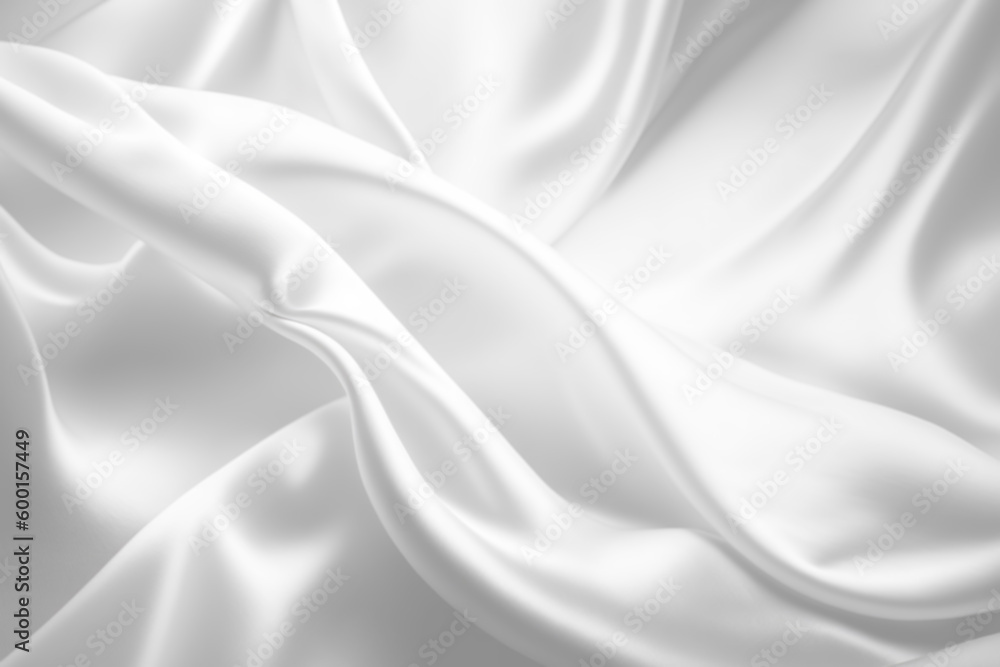 White and grey satin fabric curves wave lines background texture for web design , banner , business concept. White and grey satin fabric curves wave lines background texture for web design , banner , business concept.