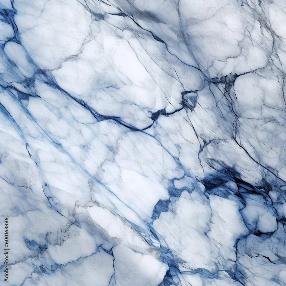 Fondo con textura y detalle de marmol de tonos blancos con vetas y lineas de color azul Fondo con textura y detalle de marmol de tonos blancos con vetas y lineas de color azul