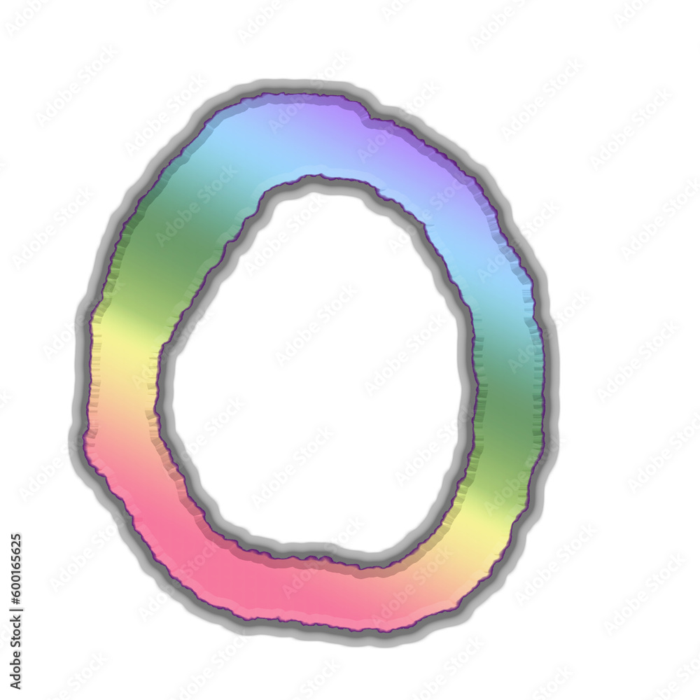 letter made of colorful rainbow letter made of colorful rainbow