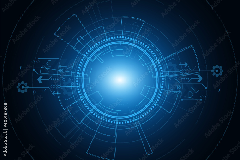 Sci fi futuristic user interface, HUD, Technology abstract background , Vector illustration.
Sci fi futuristic user interface, HUD, Technology abstract background , Vector illustration.