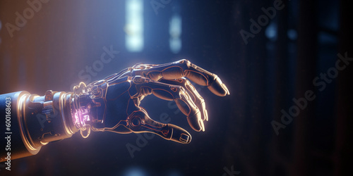 robotic hand, futuristic inspiration, cyborg, artificial intelligence