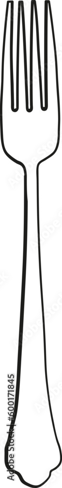 Fork Outline Fork Outline