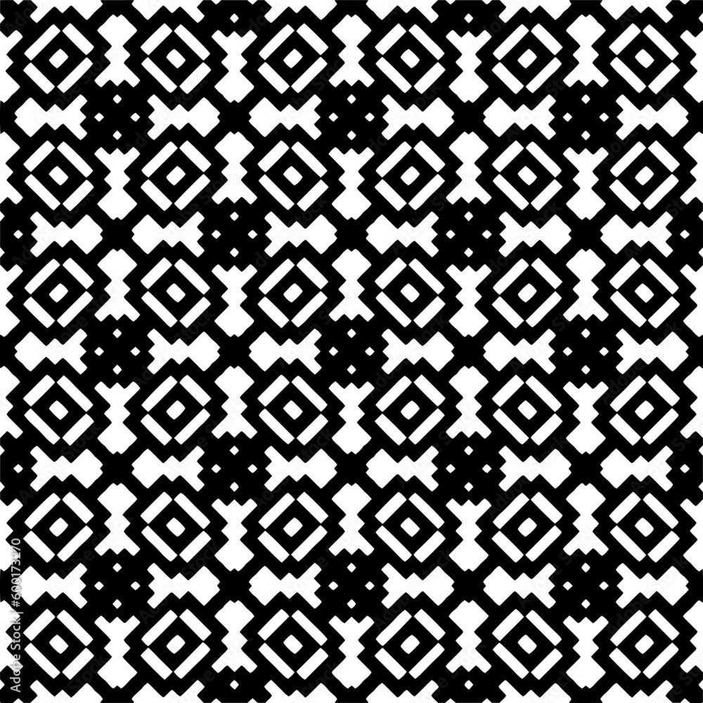 Abstract seamless monochrome pattern on white background for coloring. Design for banner, card, invitation, postcard, textile, fabric, wrapping paper, coloring book. Abstract seamless monochrome pattern on white background for coloring. Design for banner, card, invitation, postcard, textile, fabric, wrapping paper, coloring book.