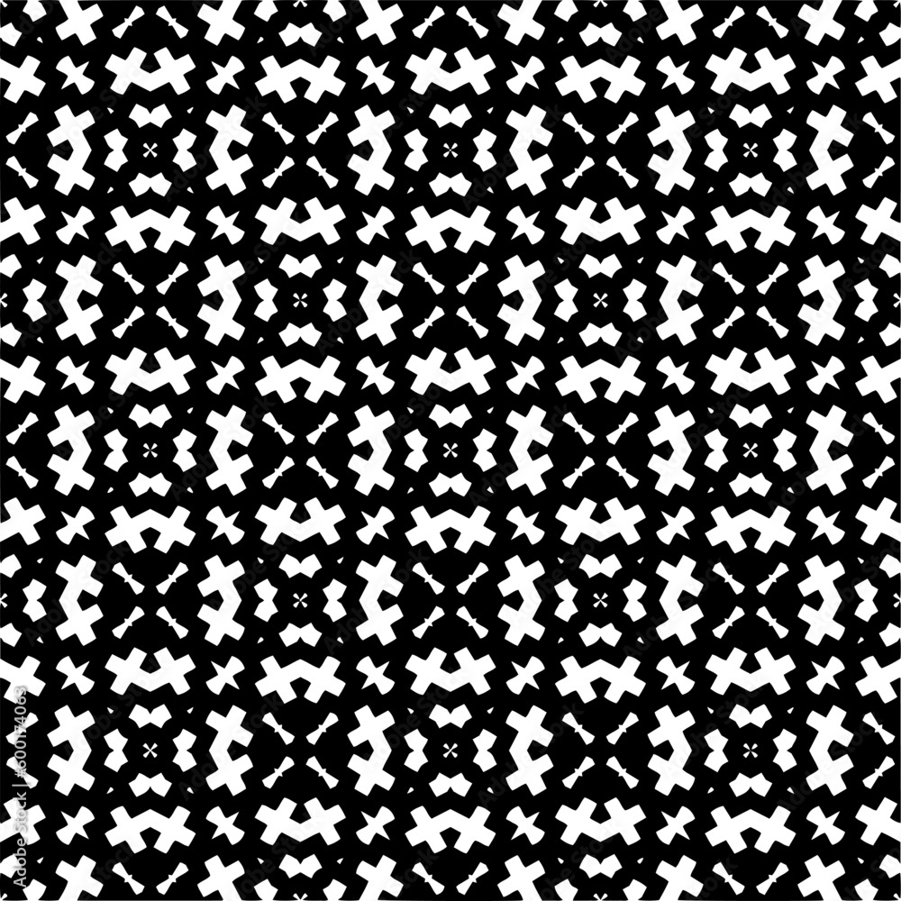 Abstract seamless monochrome pattern on white background for coloring. Design for banner, card, invitation, postcard, textile, fabric, wrapping paper, coloring book. Abstract seamless monochrome pattern on white background for coloring. Design for banner, card, invitation, postcard, textile, fabric, wrapping paper, coloring book.
