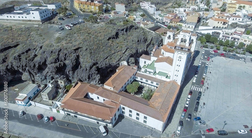 Panoramic aerial view of Candelaria skyline, Tenerife