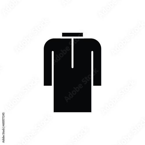Muslim dress. solid icon
