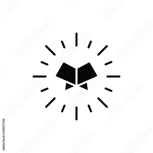 al quran icon. solid icon