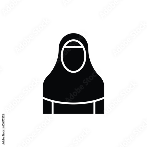 Headscarf icon. solid icon