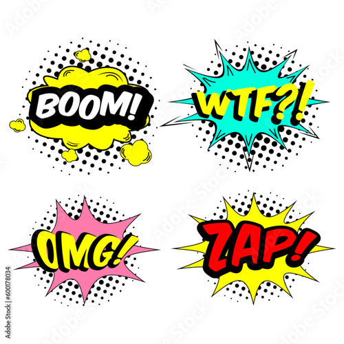  Comic Text Box Clipart PNG