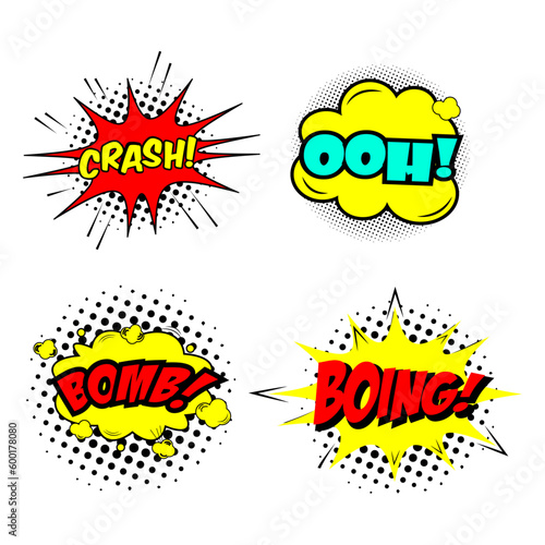  Comic Text Box Clipart PNG
