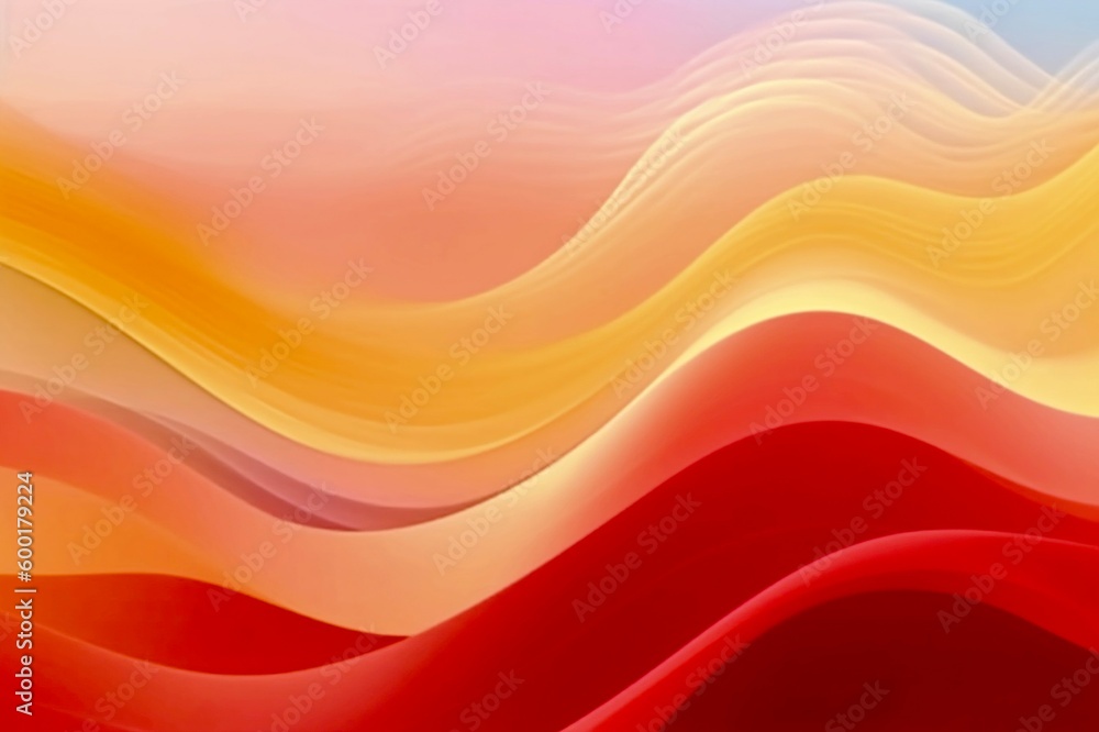 Artistic waves background. Spring 2023. Sorbet in Spring. Pink, Orange, Blue, Yellow, Red Artistic waves background. Spring 2023. Sorbet in Spring. Pink, Orange, Blue, Yellow, Red