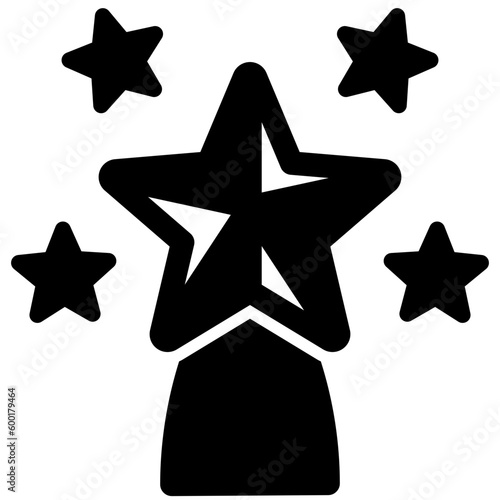 star4 black solid icon photo