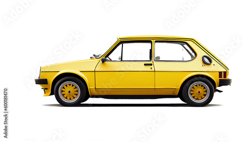 yellow car on a transparent background. AI generator © I LOVE PNG