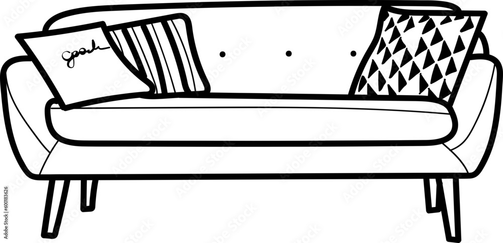 Sofa Outline Sofa Outline