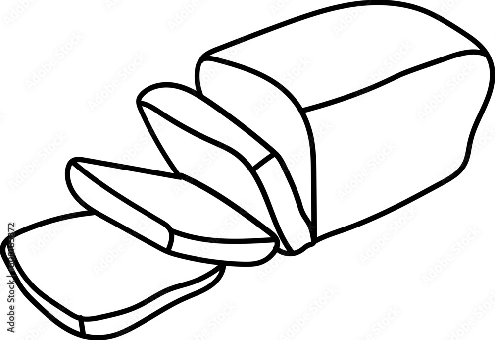 Bread Outline Bread Outline
