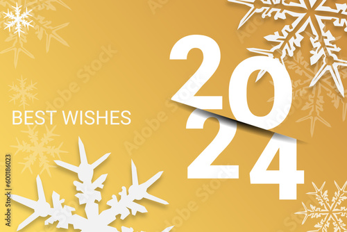2024 - happy new year - best wishes 2024 background