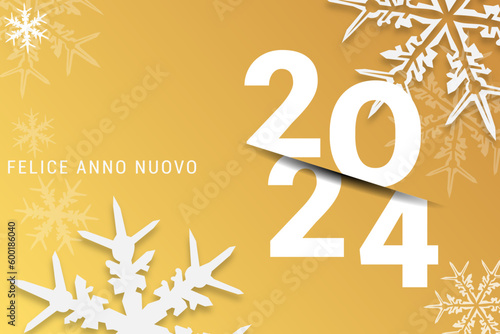 felice anno nuovo - buon anno 2024	