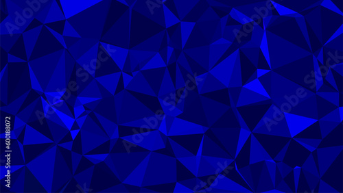 geometric triangles blue abstract background