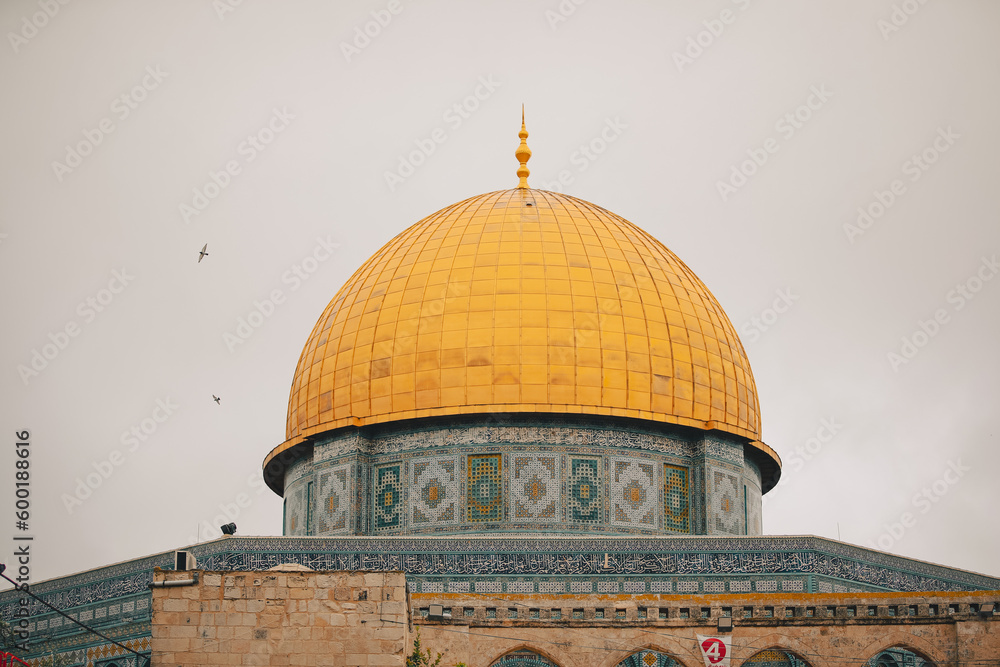 Al Aqsa Mosque, Dome of the Rock , Jerusalem, palestine,close up