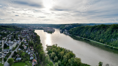 Passau, Deutschland: Halbinsel zwischen Donau und Inn