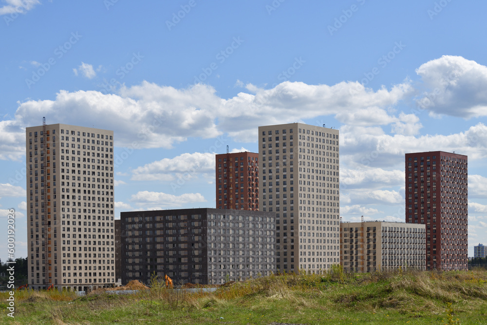 Several new residential buildings in Moscow, Russia Several new residential buildings in Moscow, Russia