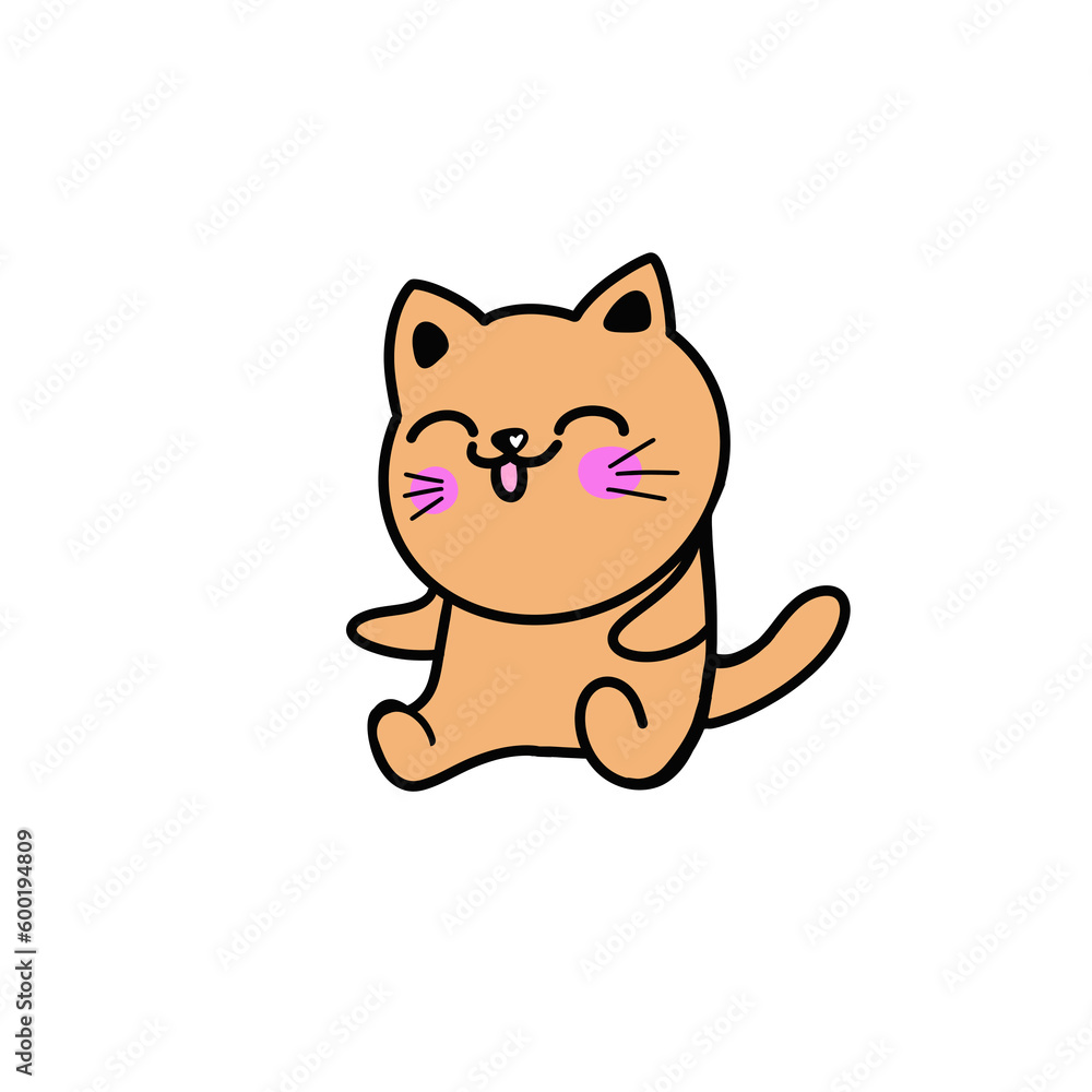 Cartoon cat Cartoon cat
