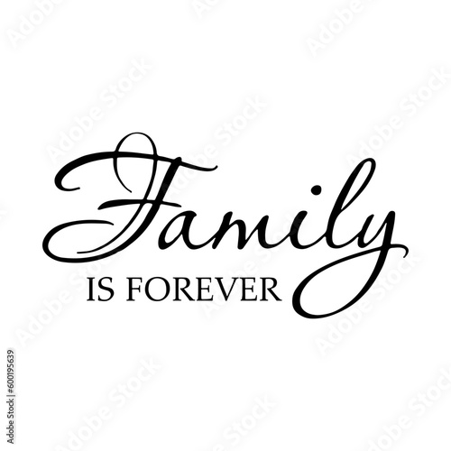 Family is Forever SVG, Family SVG, Family Wall Decor SVG, Family Design svg, Hand-lettered Family Design svg, Word Art svg, Cut File Cricut