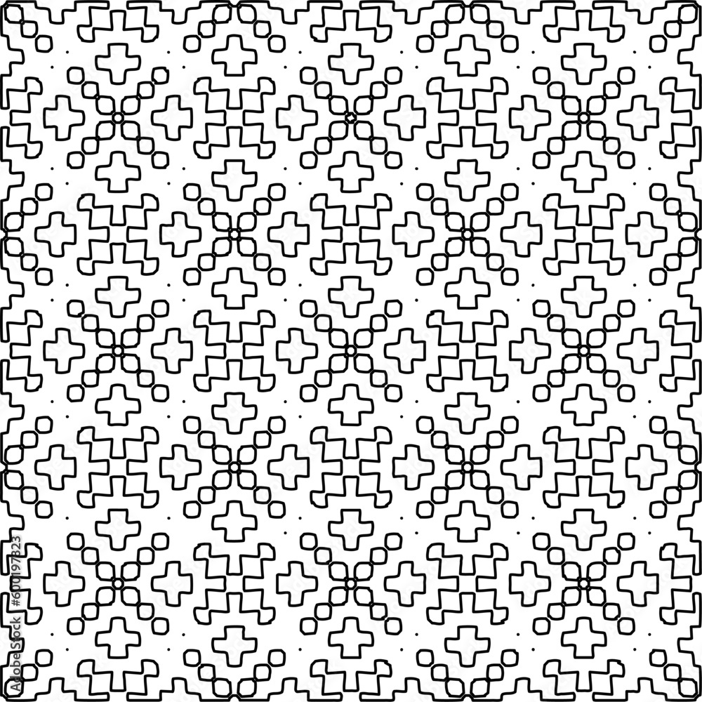 Geometric pattern of lines. Black and white pattern for web page, textures, card, poster, fabric, textile. Geometric pattern of lines. Black and white pattern for web page, textures, card, poster, fabric, textile.