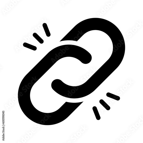 Link icon. sign for mobile concept and web design. vector illustration