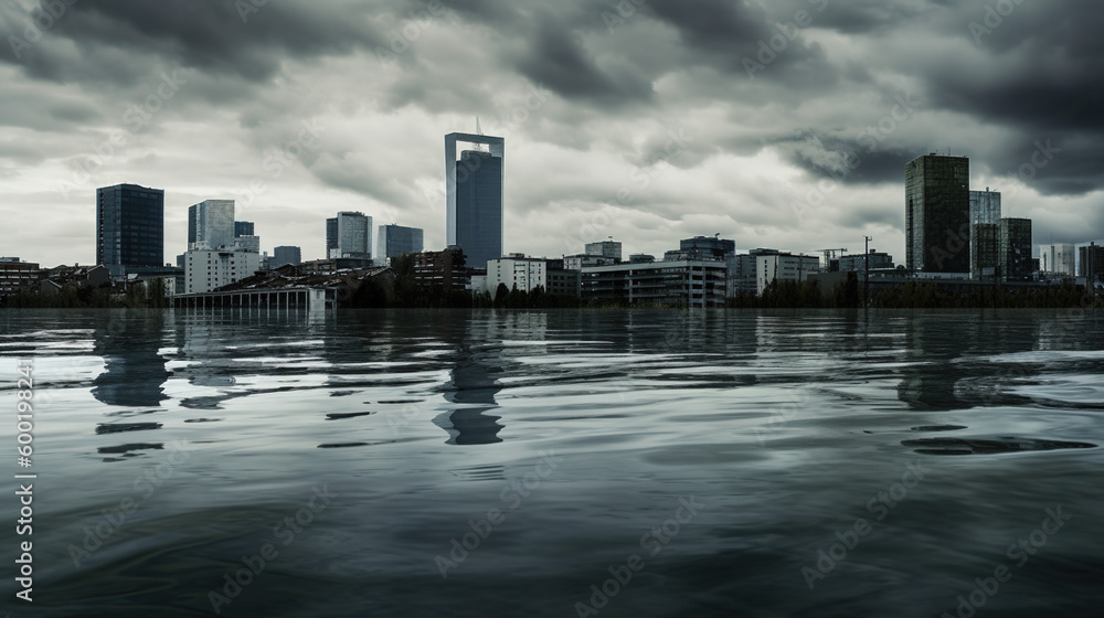Obraz premium Flood - Climate Change