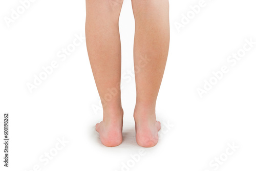 legs isolated on white background.