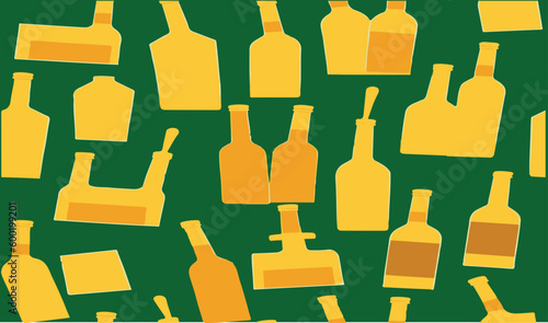 I collect bottles of liquor from celebrations and night parties