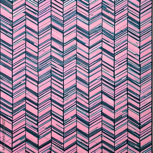 A modern geometric pattern in shades of pink and grey1, Generative AI photo