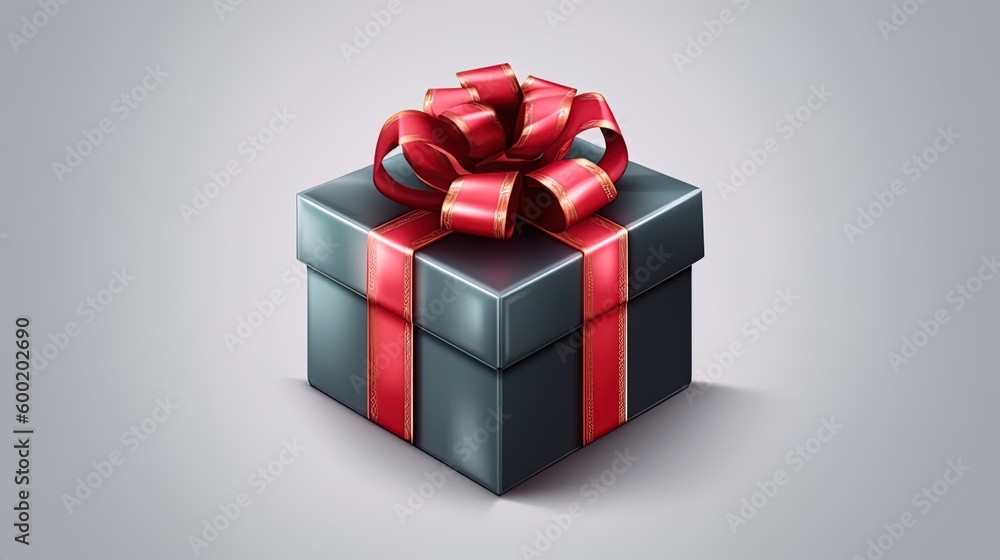 Fototapeta premium Gift boxes illustration modern holiday surprise box Delight present.