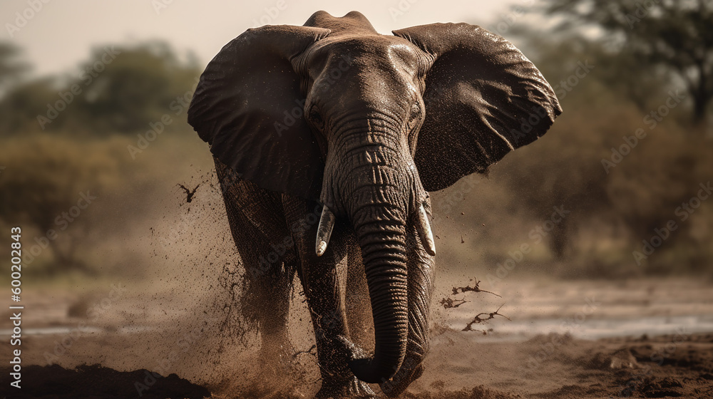 Fototapeta premium Elephant - Wildlife