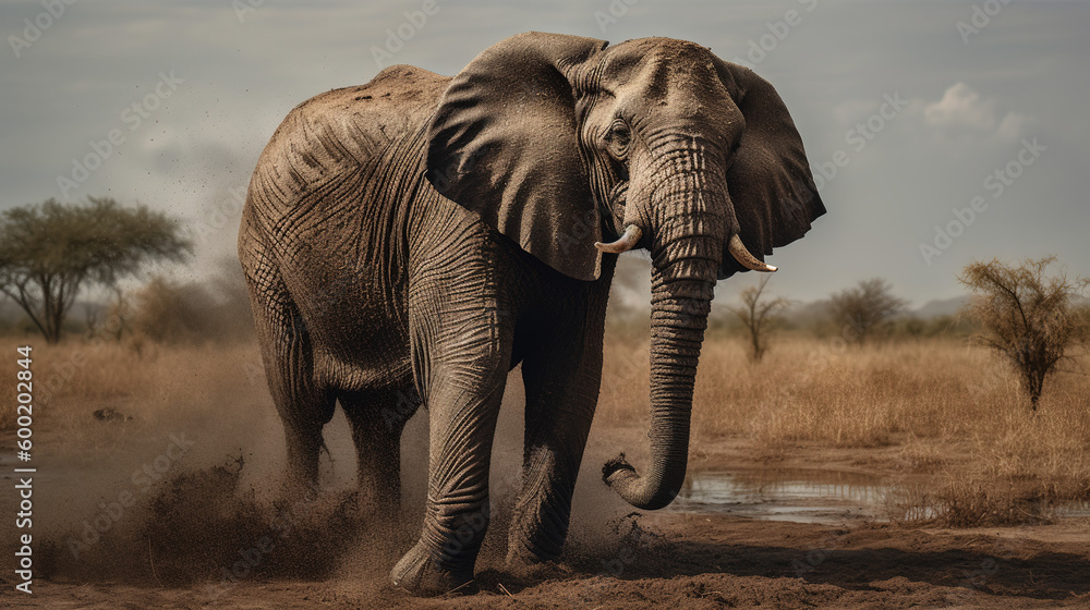 Fototapeta premium Elephant - Wildlife