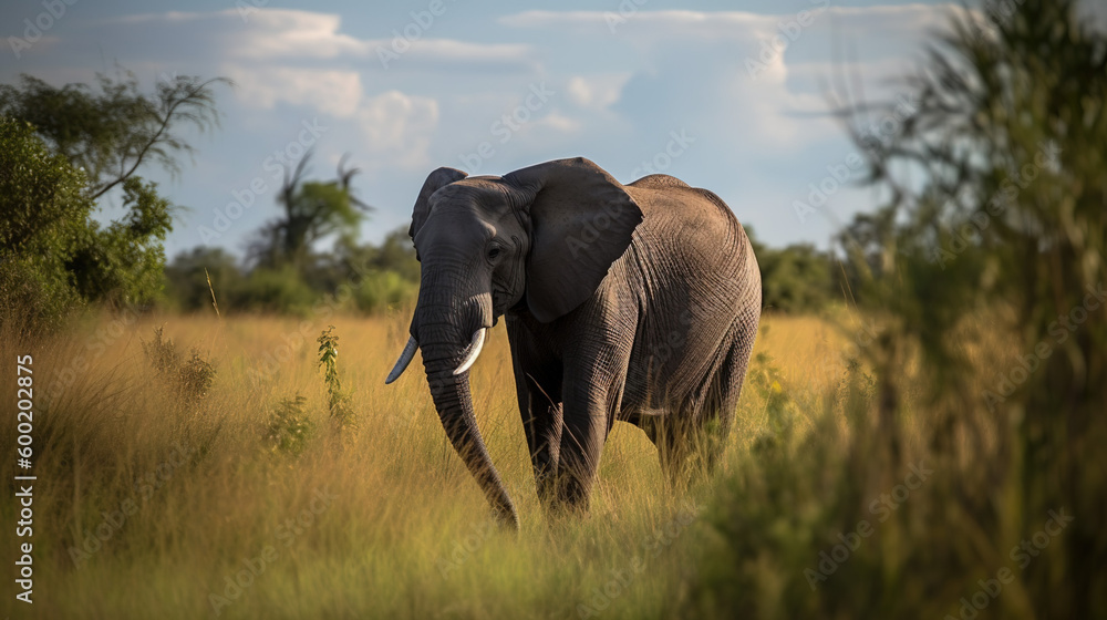 Fototapeta premium Elephant - Wildlife