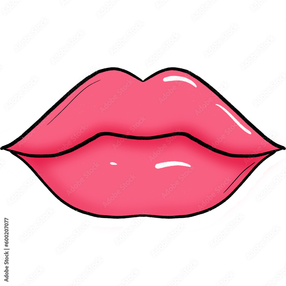 illustration of lips illustration of lips