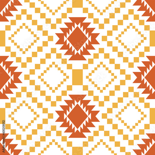 Southwestern Aztec Seamless Pattern. Navajo Print