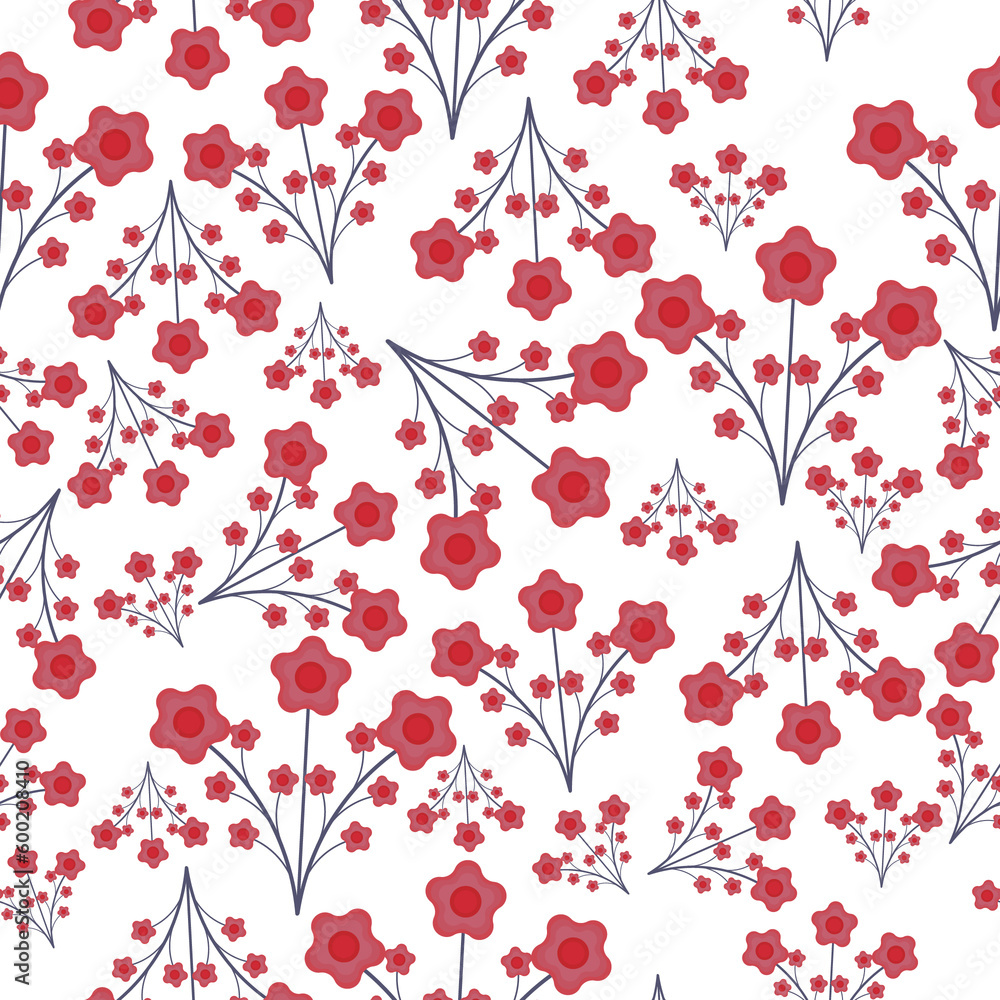 Daisy flower vector pattern Illusration floral background Daisy flower vector pattern Illusration floral background