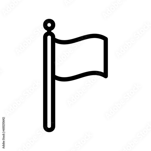 Flag icon. sign for mobile concept and web design. vector illustration