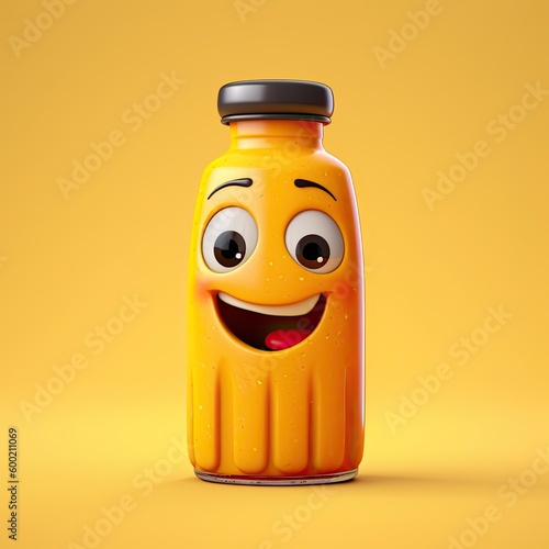 Cute Cartoon Mustard Charac...